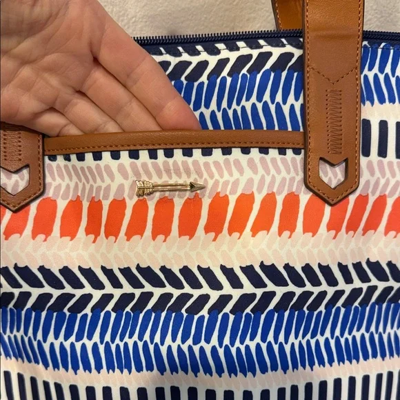 Stella & Dot Multicolor Oversized Getaway Tote Bag - Picture 2 of 6